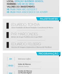 2010 – 2º Workshop de Marcas ADVB 2010 - 2º Workshop de Marcas ADVB