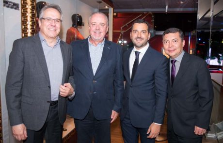 2016 - Posse nova gestão - Eduardo Jaime - Rafael Lamastra - Norman Arruda - Ney Braga